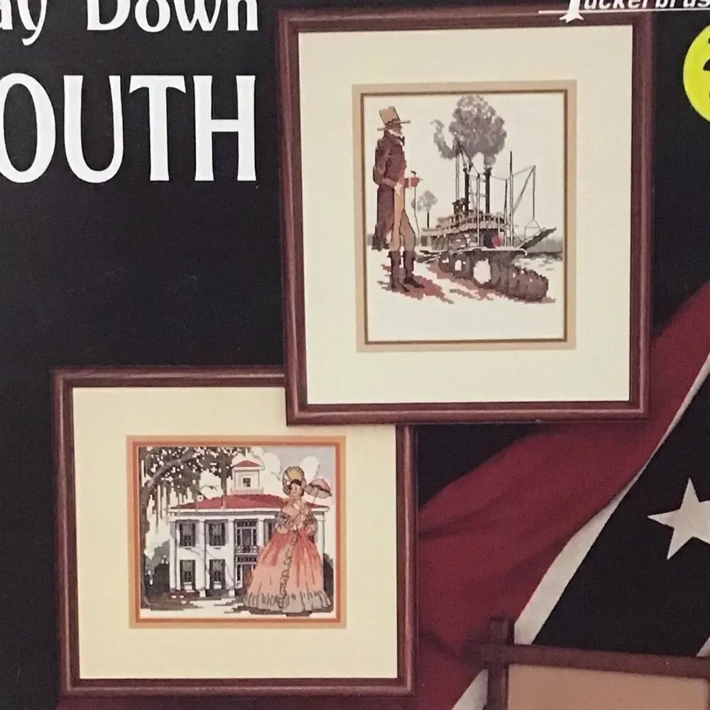 Vintage Way Down South Book 15 Cross Stitch Booklet‎ Puckerbrush